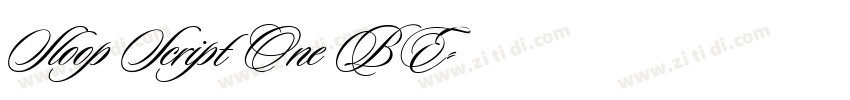 Sloop Script One BE字体转换 Sloop Script One BE字体转换